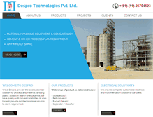 Tablet Screenshot of desproindia.com